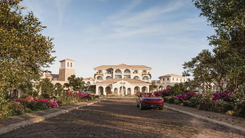 Villa street at Montage Residences Ras El Hekma